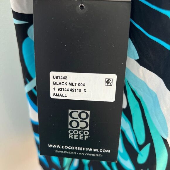 Coco Reef Darling Cover Up Beach Dress Black and Blue Size Small NWT - Picture 12 of 13